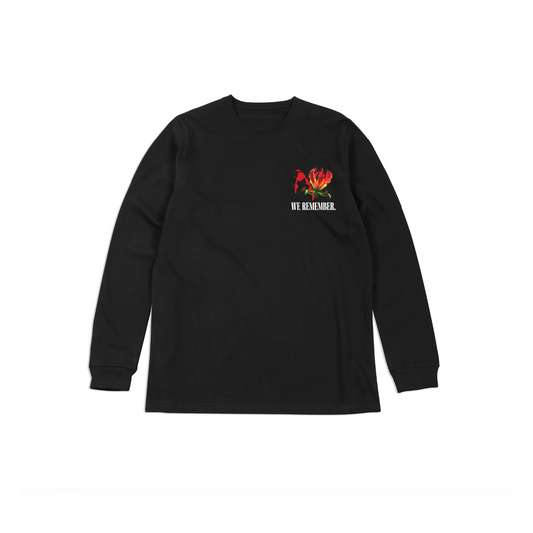 'We Remember' Long sleeve Tee